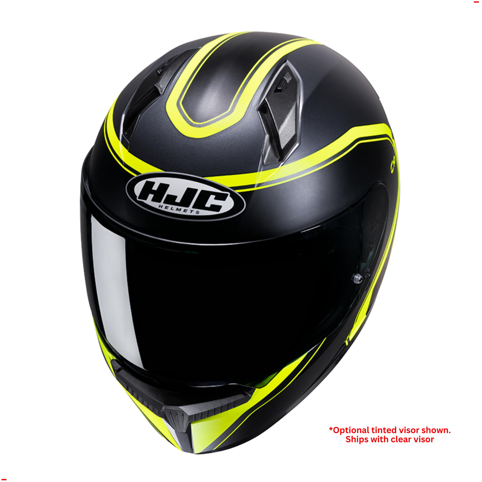 HJC C10 Elie Full Face Motorcycle Helmet with HJ-34P Pinlock Shield, DOT Approved (MC3HSF, Medium) - Image 3