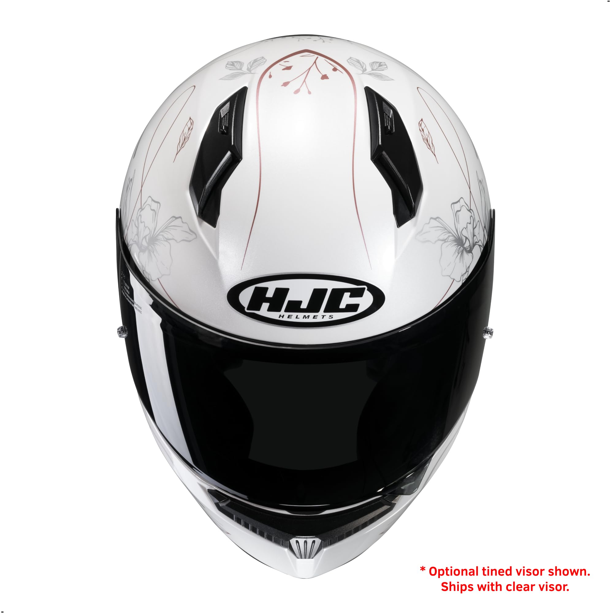 HJC C10 Epik Full Face Motorcycle Helmet with HJ-34P Pinlock Shield, DOT Approved (MC8, Small) - Image 4