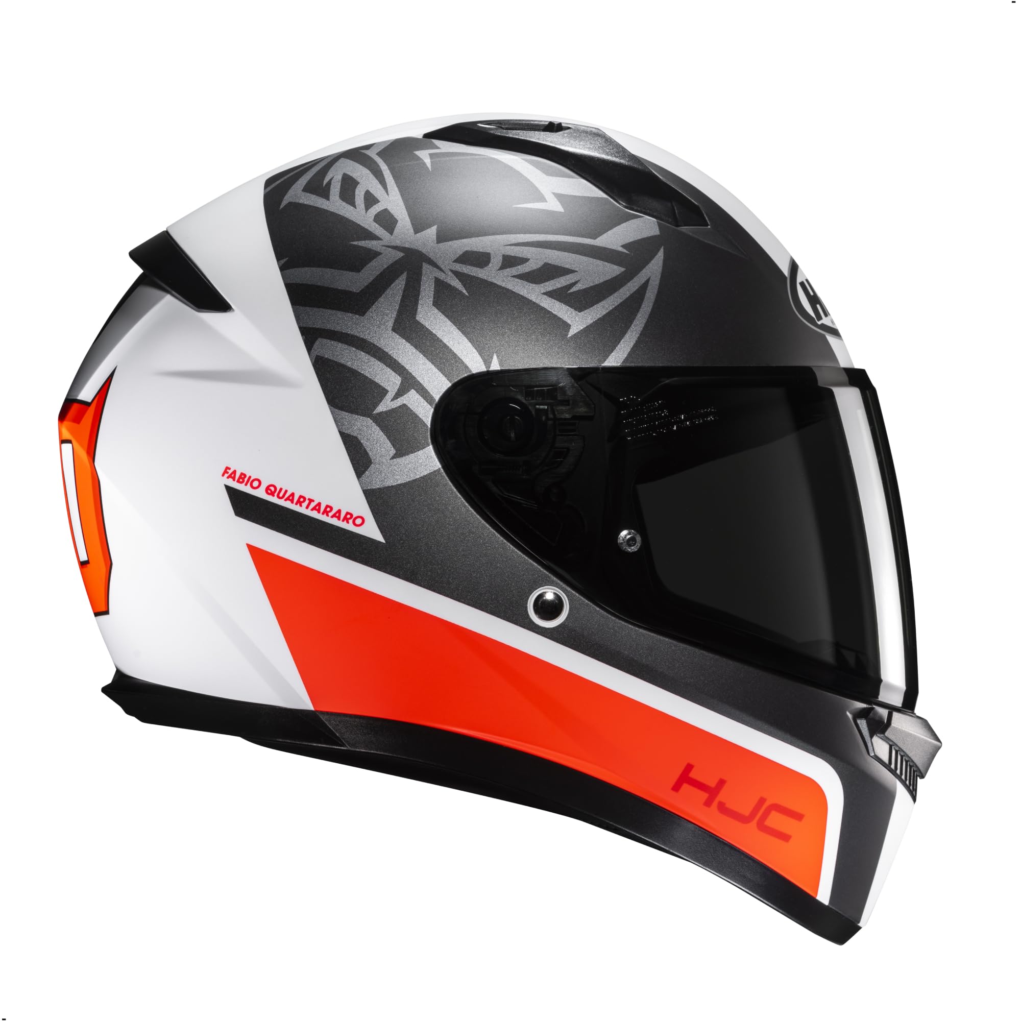 HJC C10 FQ20 Full Face Motorcycle Helmet with HJ-34P Pinlock Shield, DOT Approved (MC1SF, X-Small) - Image 3
