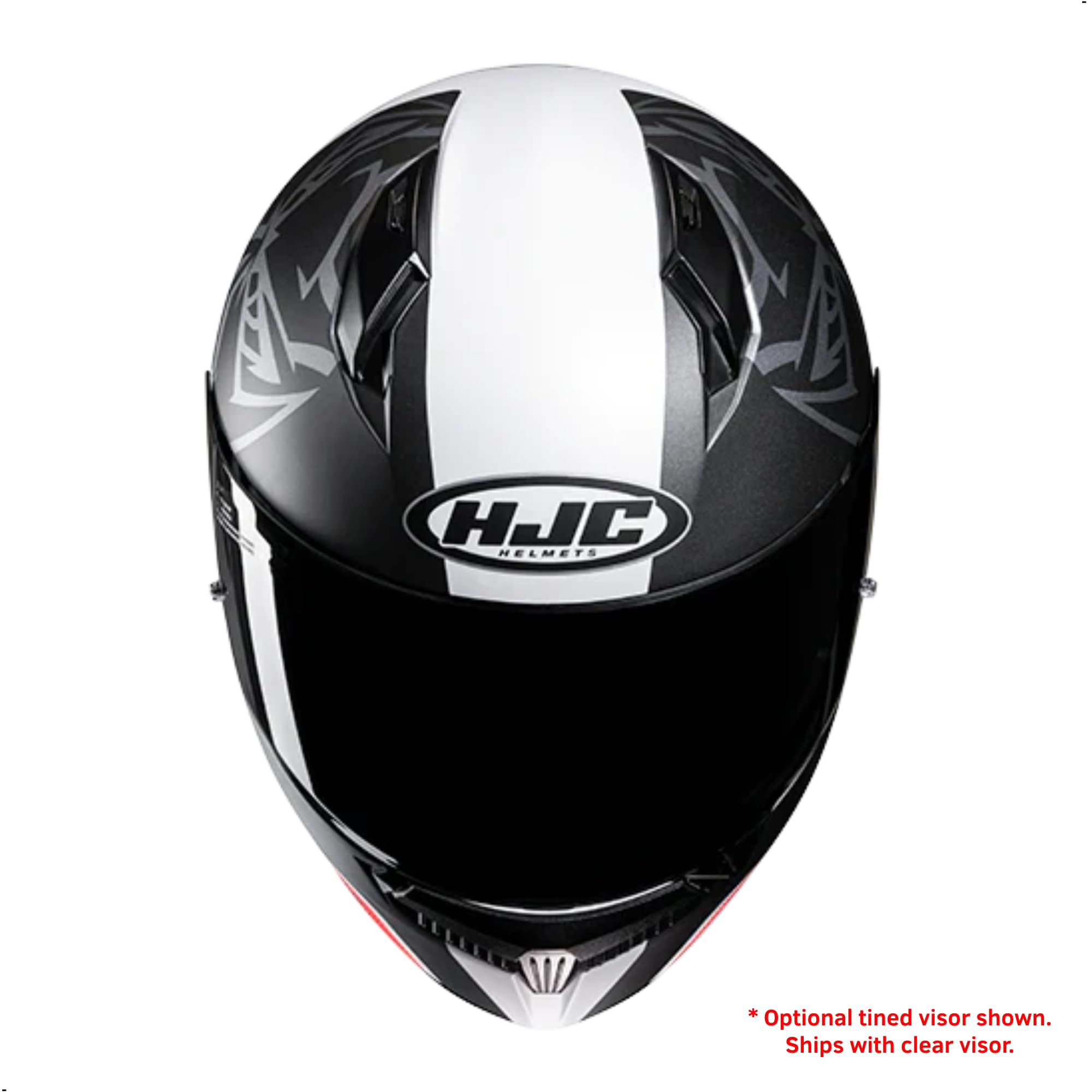 HJC C10 FQ20 Full Face Motorcycle Helmet with HJ-34P Pinlock Shield, DOT Approved (MC1SF, X-Small) - Image 4