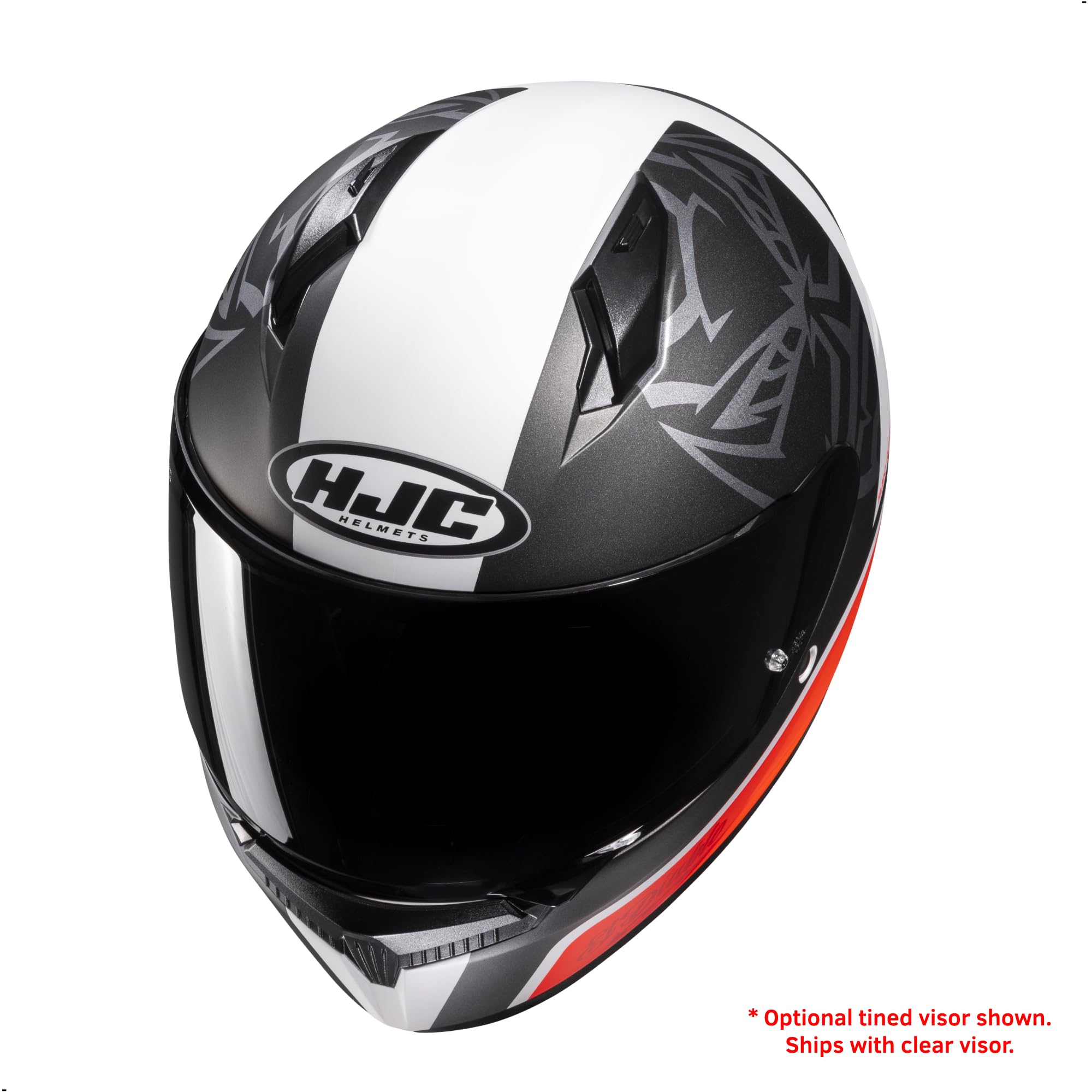 HJC C10 FQ20 Full Face Motorcycle Helmet with HJ-34P Pinlock Shield, DOT Approved (MC1SF, X-Small) - Image 5