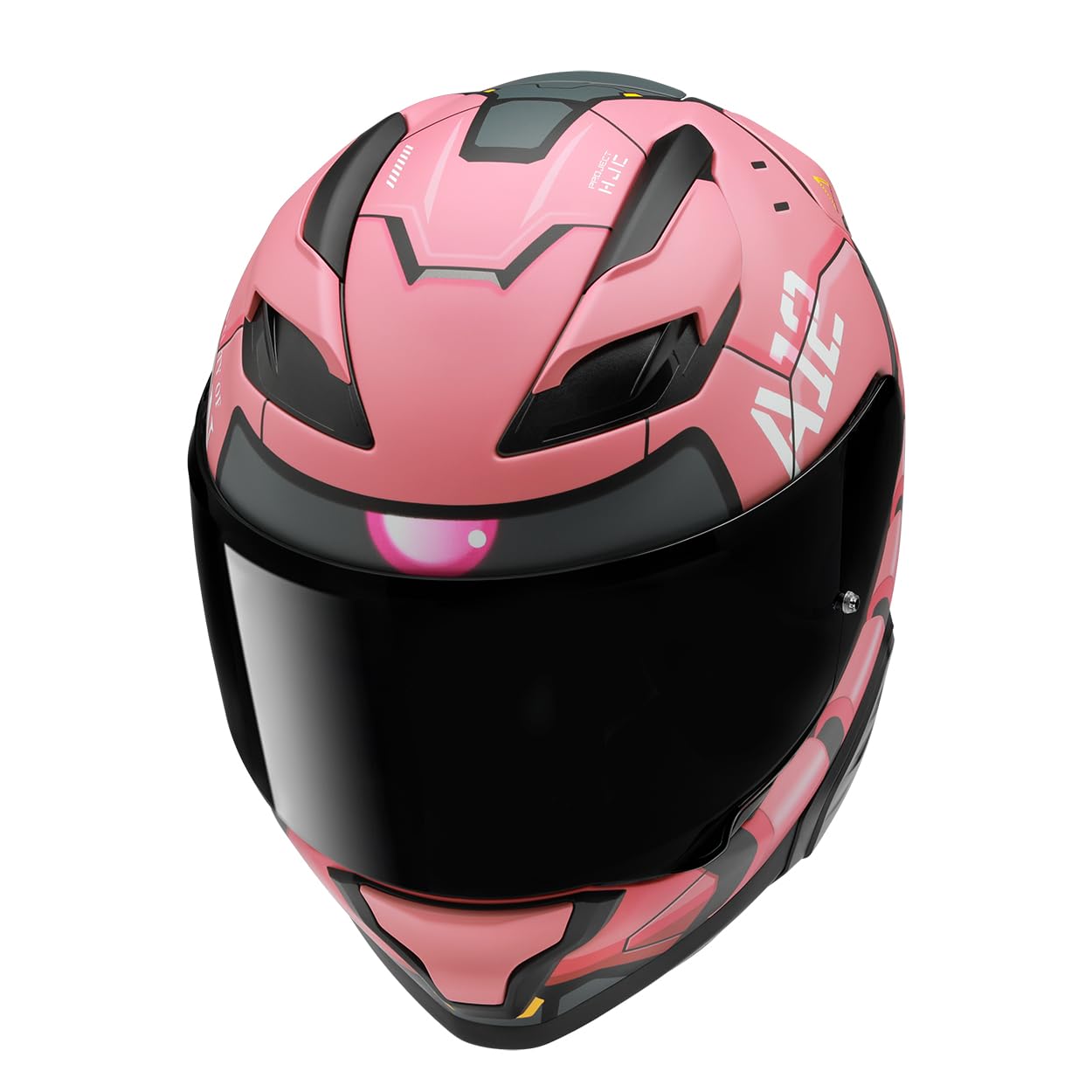 HJC F71 Zaku Bandai Namco Full Face Motorcycle Helmet with HJ-38 Pin-lock Shield, DOT Approved (MC1SF, Medium)