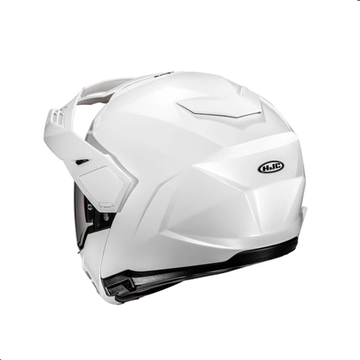 HJC i80 Solid Modular Motorcycle Helmet with HJ-44 Pin-lock Shield, DOT Approved (White, Large) - Image 6