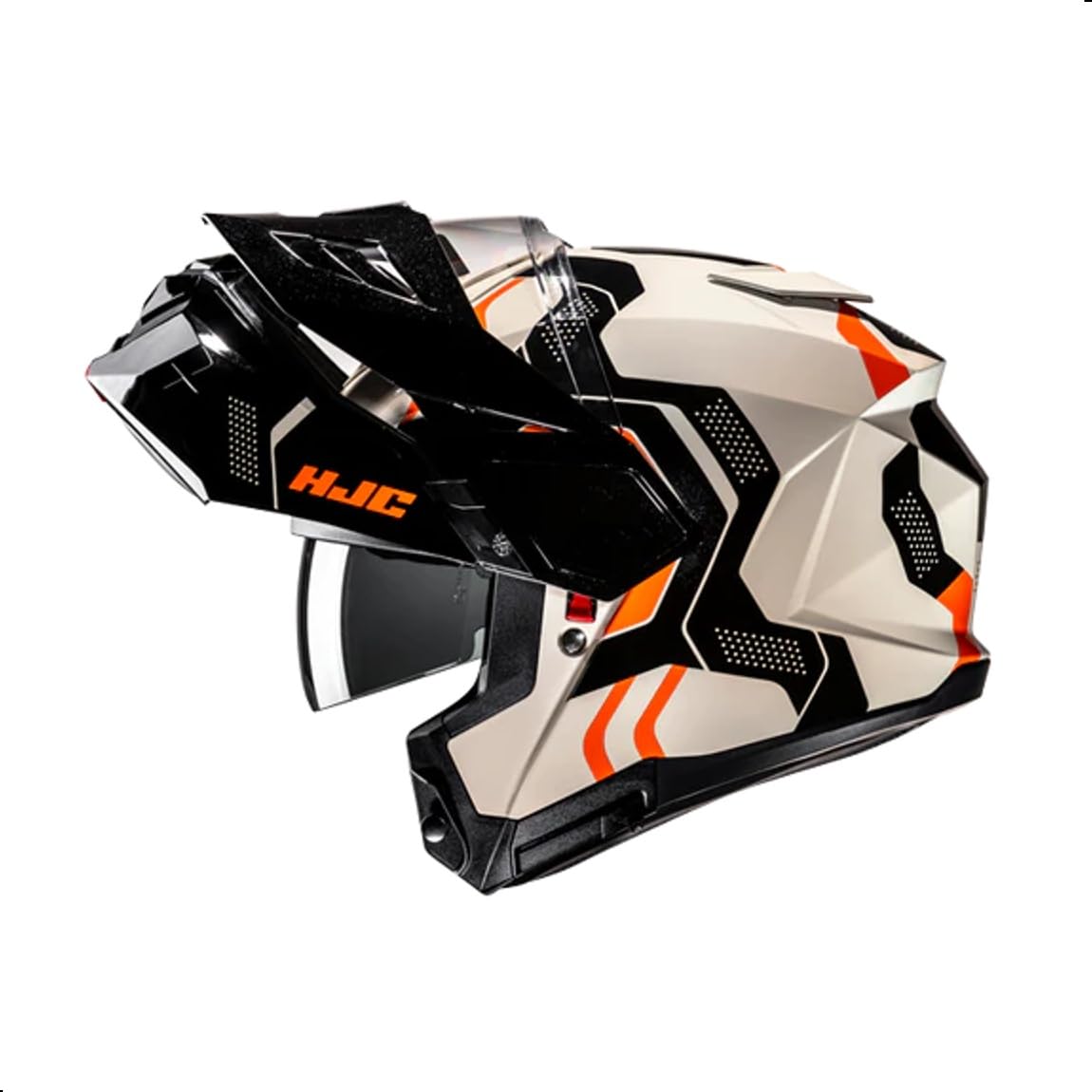 HJC i80 Velly Modular Motorcycle Helmet with HJ-44 Pin-lock Shield, DOT Approved (MC7, Medium) - Image 6