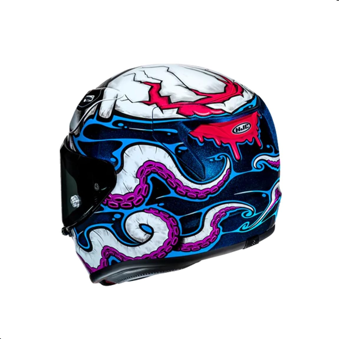 HJC RPHA 12N Kraken Motorcycle Helmet with HJ-42 Pinlock Visor, DOT Approved (MC28, Large) - Image 3
